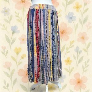 Multicolor Bohemian Women's Skirt